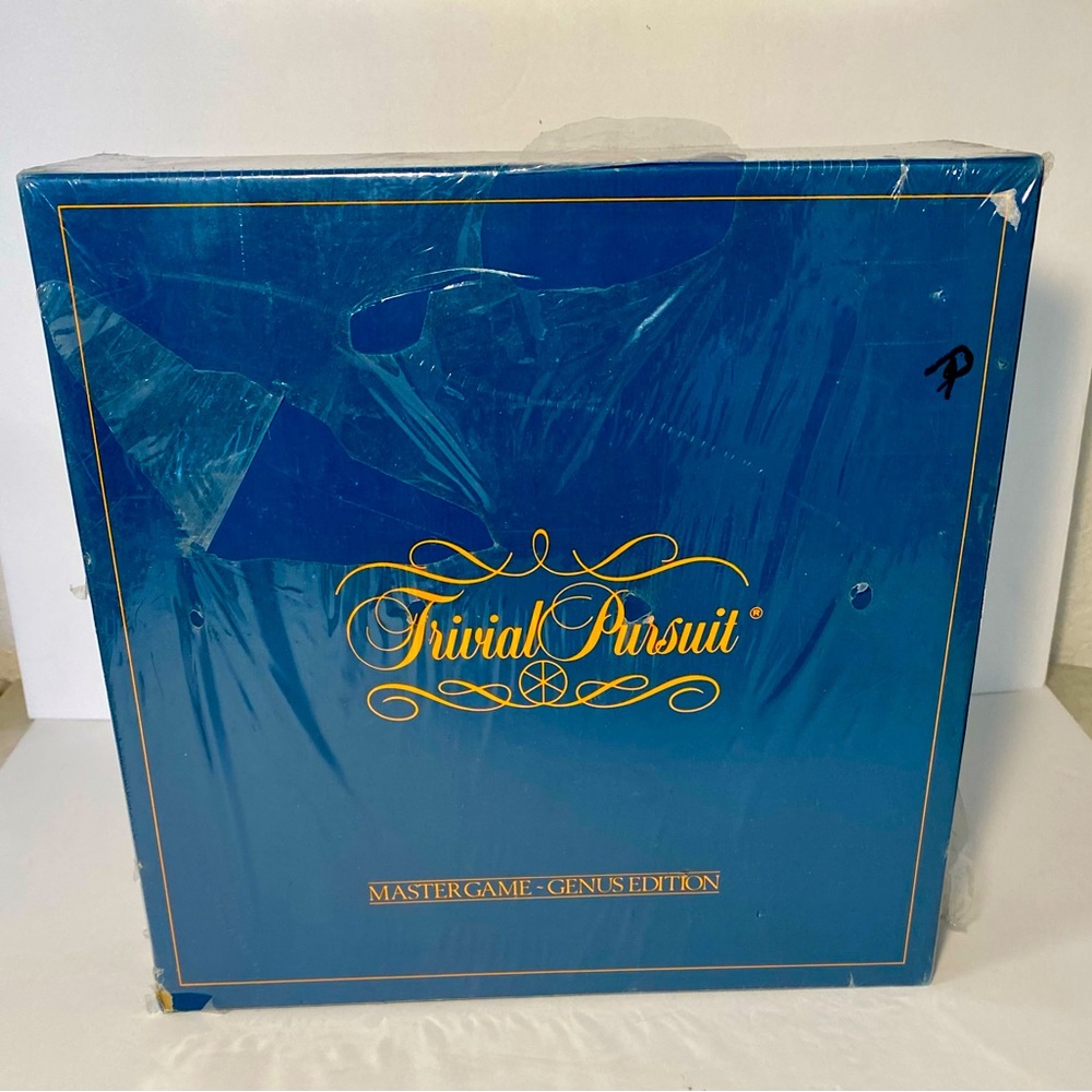 Trivia Pursuit Master GAME Genus Edition Horn Abbot Vintage 1981 New Sealed NIB